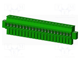 Connector: pluggable terminal block; plug; female; angled 90°