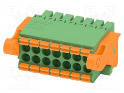 Plug, nominal current: 8 A, rated voltage (III/2): 160 V, nu
