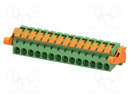 PCB connector, nominal cross section: 2.5 mm?, color: green,