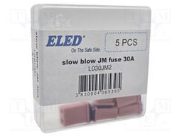 Fuse: fuse; 30A; 32VDC; automotive; 10.7mm; 10.7x7.7x15mm