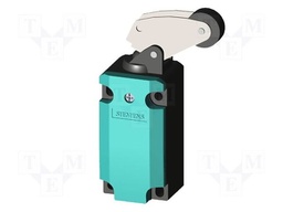 Limit switch; lever R 33mm, plastic roller Ø22mm; NO + NC; 10A