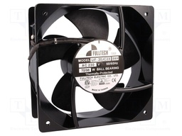Fan: AC; axial; 230VAC; 205x205x90mm; 1020m3/h; 67dBA; ball bearing