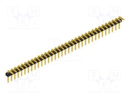 Connector: pin strips; pin header; male; PIN: 34; 2mm; THT; 1x34