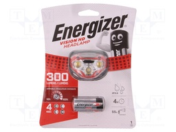 Torch: LED headtorch; waterproof; 8h; 150lm; Colour: red