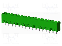 Connector: pluggable terminal block; socket; male; straight; THT