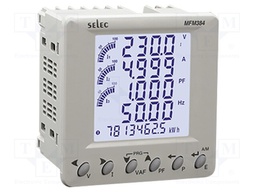 Power network meter; on panel; digital,mounting; Uin max: 300V