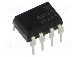 Optocoupler; THT; Ch: 1; OUT: Darlington; 5kV; DIP8; Colour: black