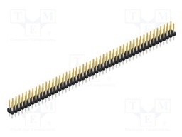 Connector: pin strips; pin header; male; PIN: 98; 2mm; THT; 2x49
