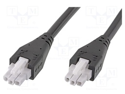 Cable: Mini-Fit Jr.- Mini-Fit Jr; female; PIN: 3; Len: 3m; tinned