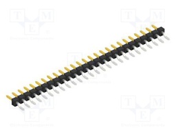 Connector: pin strips; pin header; male; PIN: 26; 2.54mm; SMT; 1x26