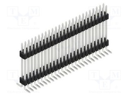 Connector: pin strips; pin header; male; PIN: 50; 1.27mm; SMT; 2x25