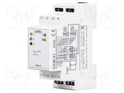 Voltage monitoring relay; for DIN rail mounting; CK; SPDT x2