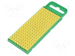 Markers for cables and wires; Label symbol: B; 0.8÷2.2mm; yellow