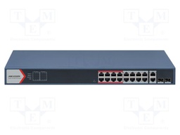 Switch PoE Ethernet; managed; Number of ports: 18; rack; DS-3E