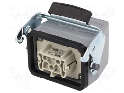 Connector: rectangular; plug; female; EPIC KIT; PIN: 6; 6+PE; M20