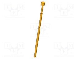Needle-like test probe; Operational spring compression: 2mm