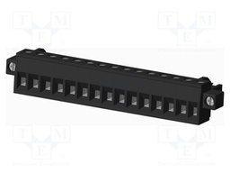Connector: pluggable terminal block; plug; female; straight; 300V