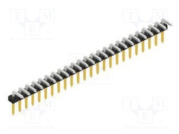 Connector: pin strips; pin header; male; PIN: 24; 2mm; THT; 1x24