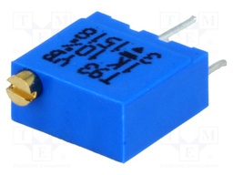 Potentiometer: mounting; multiturn; 1kΩ; 500mW; THT; ±10%; linear