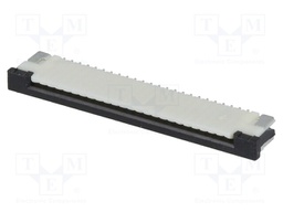 Connector: FFC (FPC); horizontal; PIN: 24; ZIF,top contacts; SMT