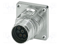 Connector: M17; socket; M17 PRO; PIN: 6; 630V; 14A; IP67; 5+PE