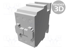 Contactor: 3-pole; NO x3; 110VAC; 26A; DIN; BF; screw terminals