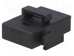 Fuse acces: fuse holder; fuse: 19mm; 20A; THT; Contacts: brass
