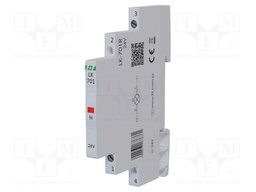 Voltage indicator; 12÷48VAC; 12÷60VDC; IP20; Colour: red; LK-701