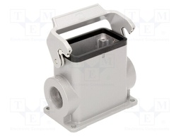 Enclosure: for Han connectors; Han HMC; size 10B; with latch
