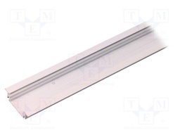 Profiles for LED modules; recessed; white; L: 1m; aluminium