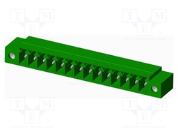 Connector: pluggable terminal block; socket; male; angled 90°