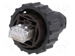 Plug; RJ45; CPC; PIN: 8; Cat: 5e; shielded; Layout: 8p8c; IP67; crimped