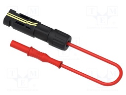 Test adapter; 40A; Len: 1m; red; photovoltaics