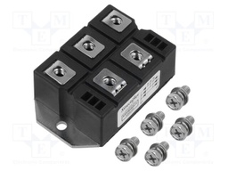Bridge rectifier: three-phase; Urmax: 1.2kV; If: 250A; Ifsm: 2.5kA