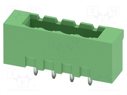 PCB headers, nominal cross section: 2.5 mm2, color: green, n