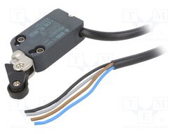 Limit switch; lever R 30,3mm, plastic roller Ø14mm; NO + NC