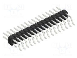 Connector: pin strips; pin header; male; PIN: 32; 2.54mm; SMT; 2x16