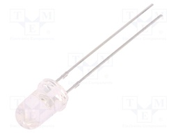 LED; 5mm; ultraviolet; 15°; 20mA; λd: 400-410nm; 12÷14mW; -30÷85°C