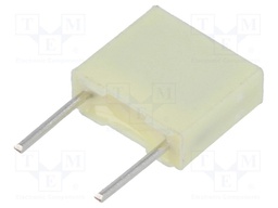 Capacitor: polyester; 4.7nF; 63VAC; 100VDC; Pitch: 5mm; ±10%