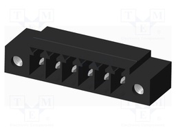 Connector: pluggable terminal block; socket; male; on PCBs