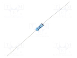 Resistor: thin film; THT; 10Ω; 600mW; ±1%; Ø2.5x6.5mm; -55÷155°C