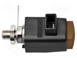 Laboratory clamp; brown; 300VDC; 16A; Contacts: nickel; -25÷90°C