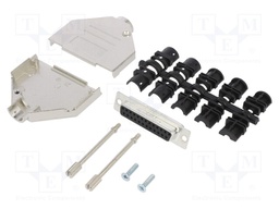 D-Sub; PIN: 25; female; shielded; straight; soldering; for cable