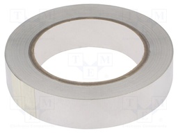 Tape: shielding; W: 25mm; L: 33m; Thk: 0.078mm; acrylic conductive