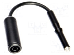 Voltage adapter; Colour: black; Features: M4/M6 thread