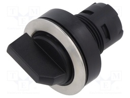 Switch: rotary; 22mm; Stabl.pos: 1; IP65; Pos: 2; Cutout: Ø22.3mm