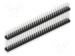 Connector: pin strips; pin header; male; PIN: 64; 2.54mm; THT; 2x32