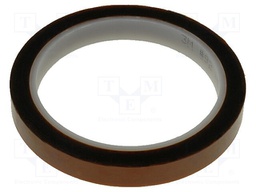 Tape: electrical insulating; W: 12mm; L: 33m; D: 76um; silicone; 55%