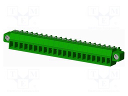 Connector: pluggable terminal block; plug; female; straight; 10A