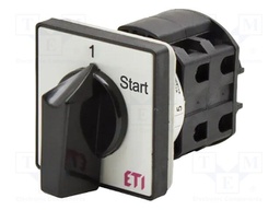 Switch: cam switch; Stabl.pos: 3; 25A; 0-1-Start; for building in